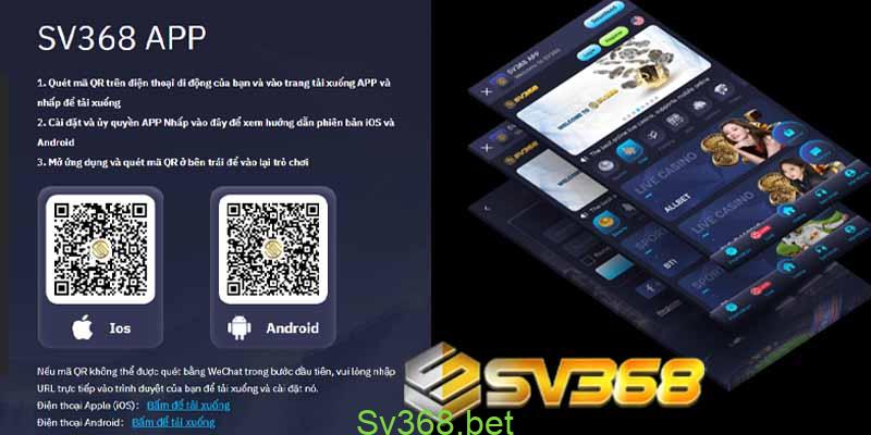 Đăng nhập sv368- Hướng dẫn cách đăng nhập qua IOS & Android 4 SV368 - Hướng dẫn đăng nhập bằng IOS và Android chi tiết nhất