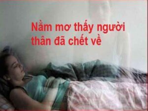 Nằm mơ thấy người thân đã chết về là điềm gì ? Đánh con gì ? 5 nằm mơ thấy người thân đã chết về